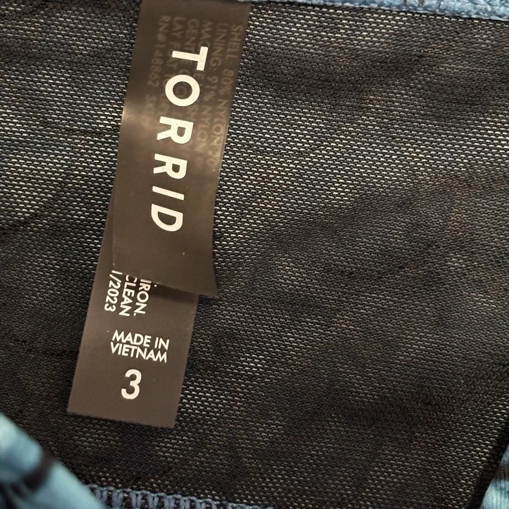 Torrid Mermaid Scale Two-Piece Swimsuit Set Size 3 & 4 New Read Description - Picture 4 of 7